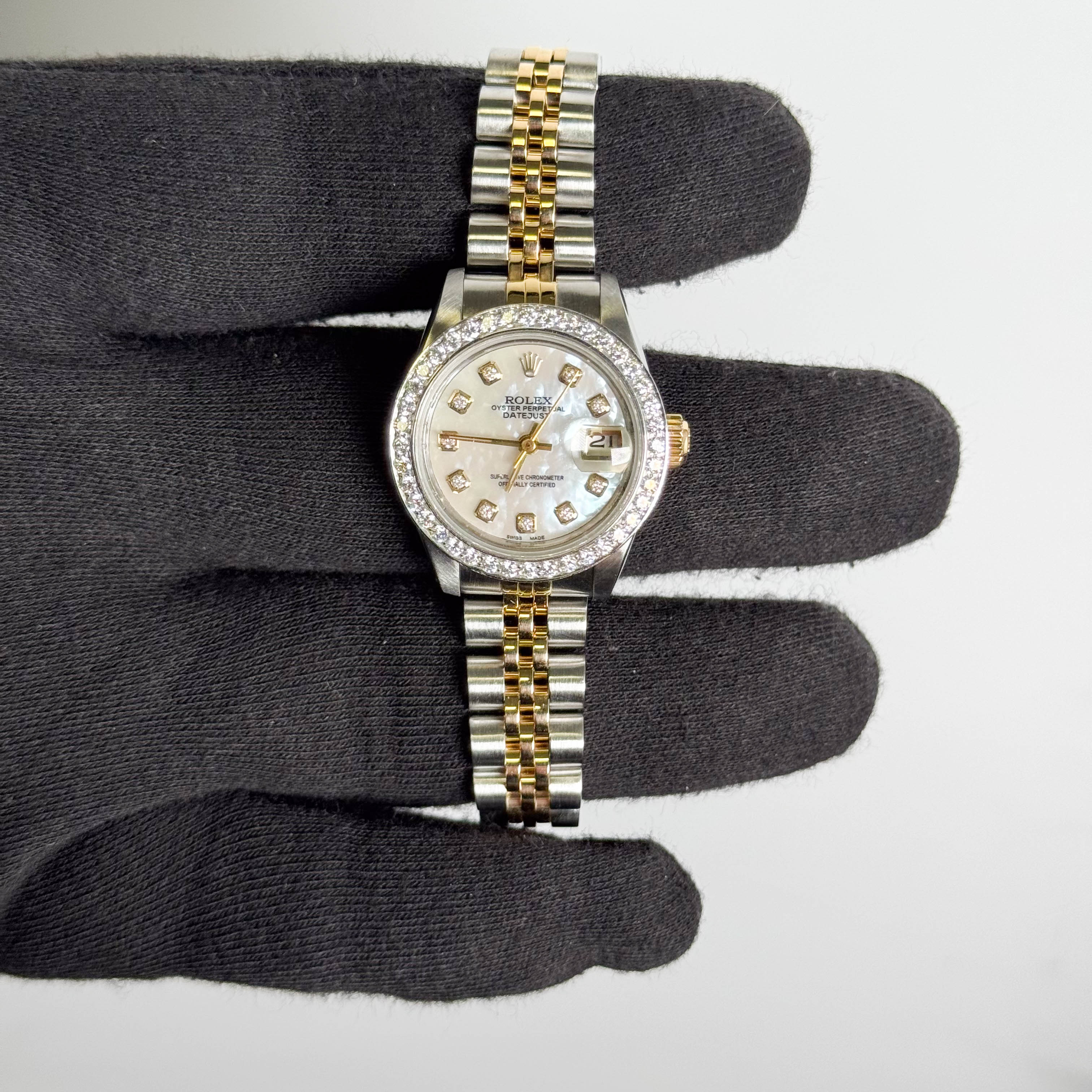 Rolex Datejust 26mm MOP Dial Watch Ref# 69173