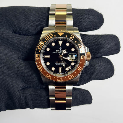 Rolex GMT-Master II 40mm Black Dial Watch Ref# 126711CHNR - Happy Jewelers Fine Jewelry Lifetime Warranty