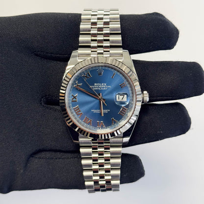 Rolex Datejust 41mm Blue Dial Watch Ref# 126334 - Happy Jewelers Fine Jewelry Lifetime Warranty
