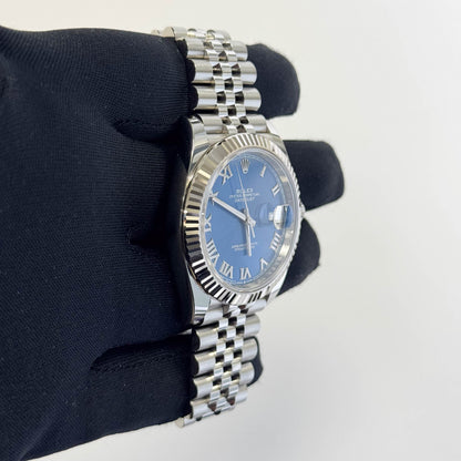 Rolex Datejust 41mm Blue Dial Watch Ref# 126334 - Happy Jewelers Fine Jewelry Lifetime Warranty