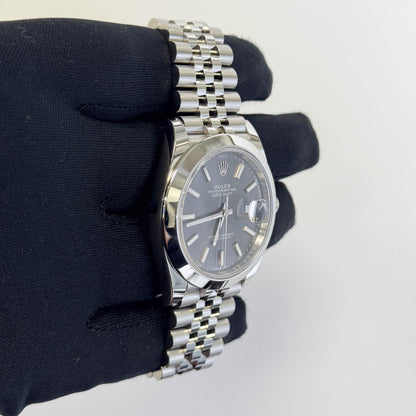 Rolex Datejust 41mm Rhodium Dial Watch Ref# 126300 - Happy Jewelers Fine Jewelry Lifetime Warranty