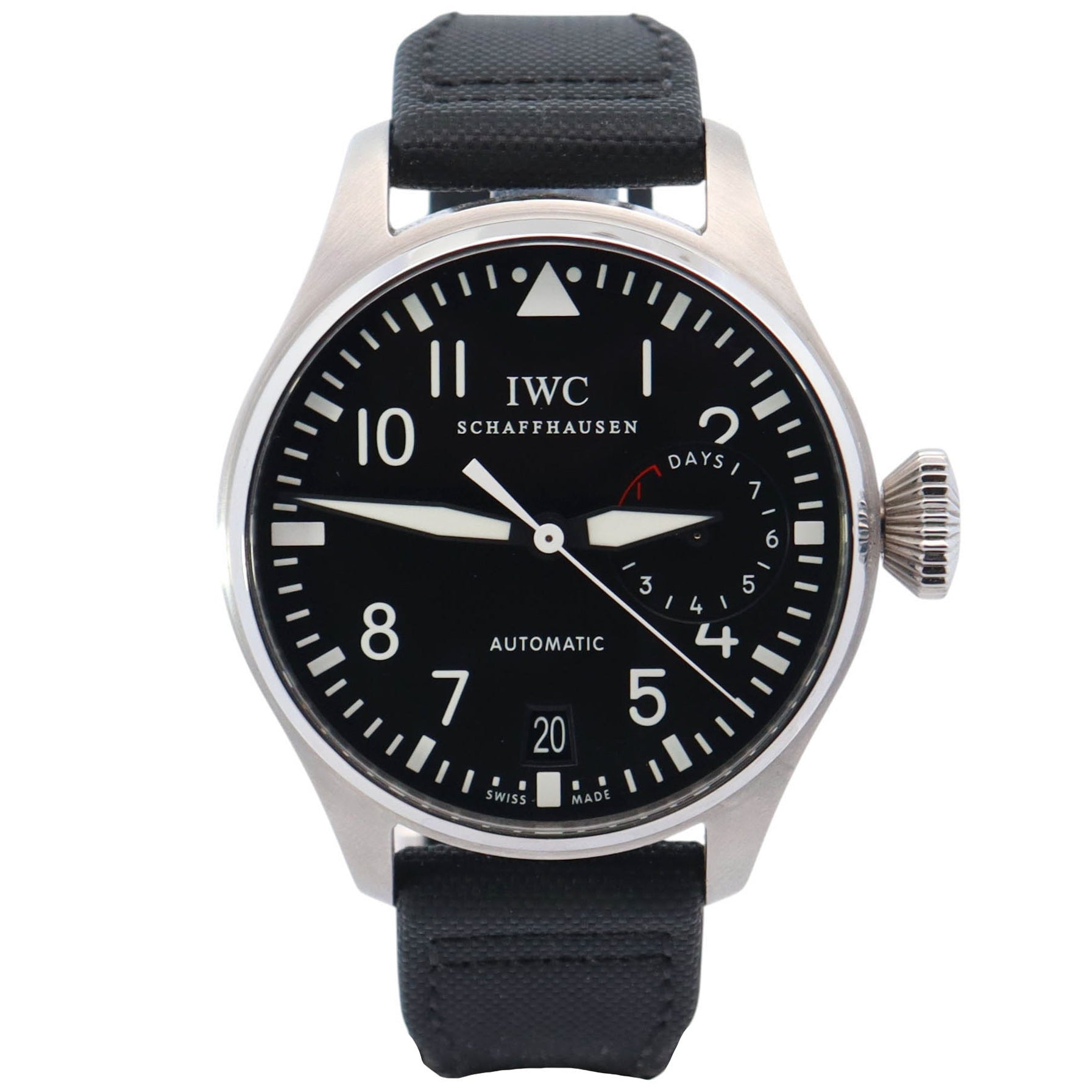 IWC Big Pilot 46.2mm Black Dial Watch Ref# IW500901 - Happy Jewelers Fine Jewelry Lifetime Warranty