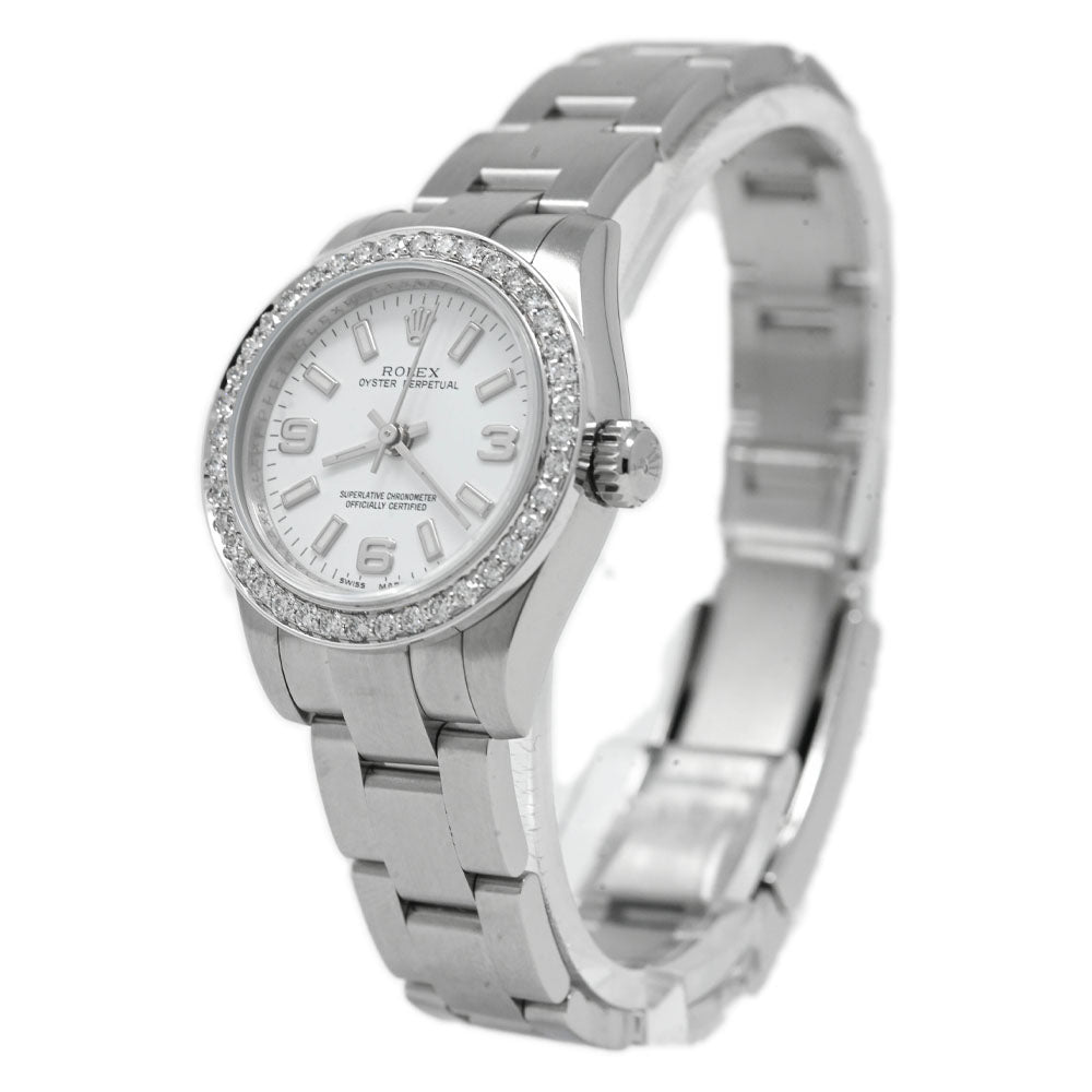 Rolex Ladies Datejust 26mm White Stick Dial Watch Reference# 176200 - Happy Jewelers Fine Jewelry Lifetime Warranty