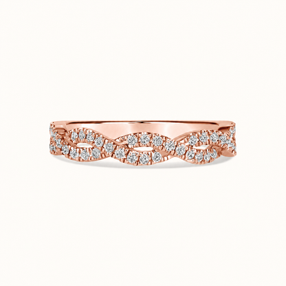 Infinity Diamond Half Way Band