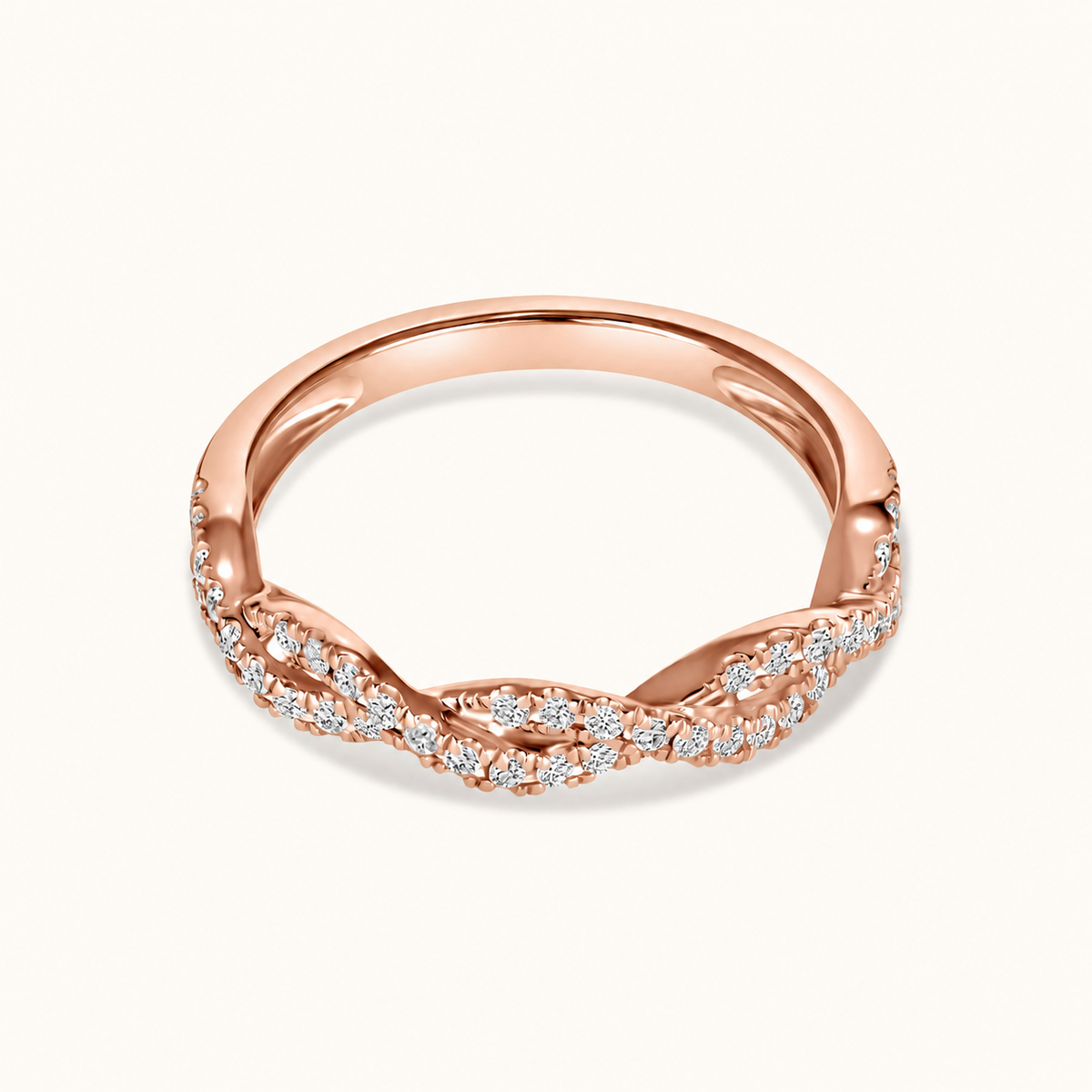 Infinity Diamond Half Way Band