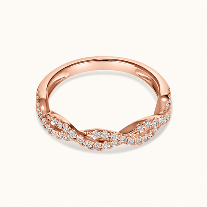 Infinity Diamond Half Way Band