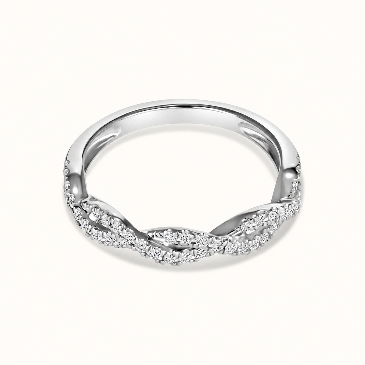Infinity Diamond Half Way Band