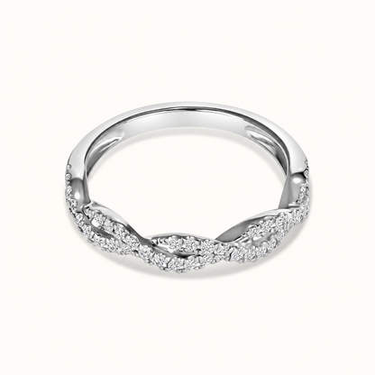 Infinity Diamond Half Way Band