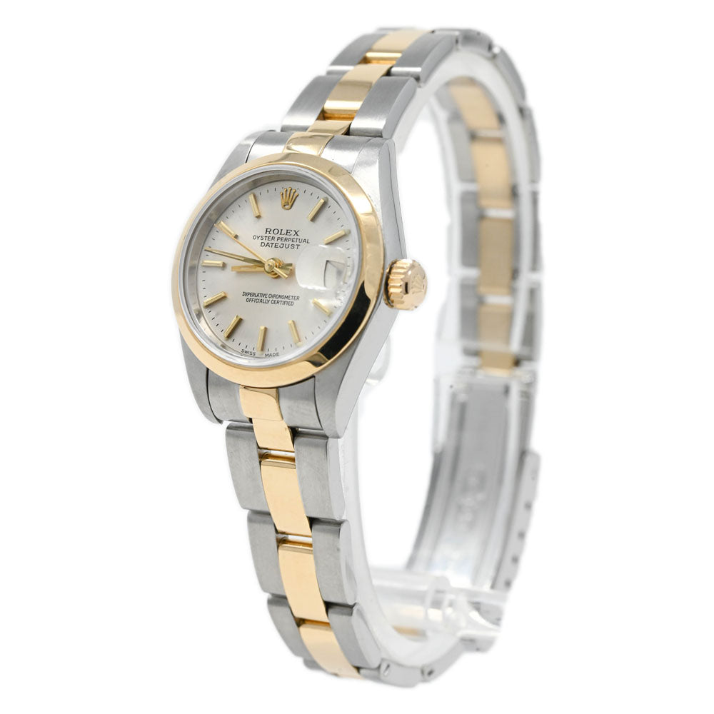 Rolex Ladies Datejust Yellow Gold & Stainless Steel White Stick Dial Watch Reference# 79163 - Happy Jewelers Fine Jewelry Lifetime Warranty