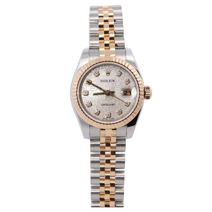 Rolex Datejust 26mm White Dial Watch Ref# 179173 - Happy Jewelers Fine Jewelry Lifetime Warranty