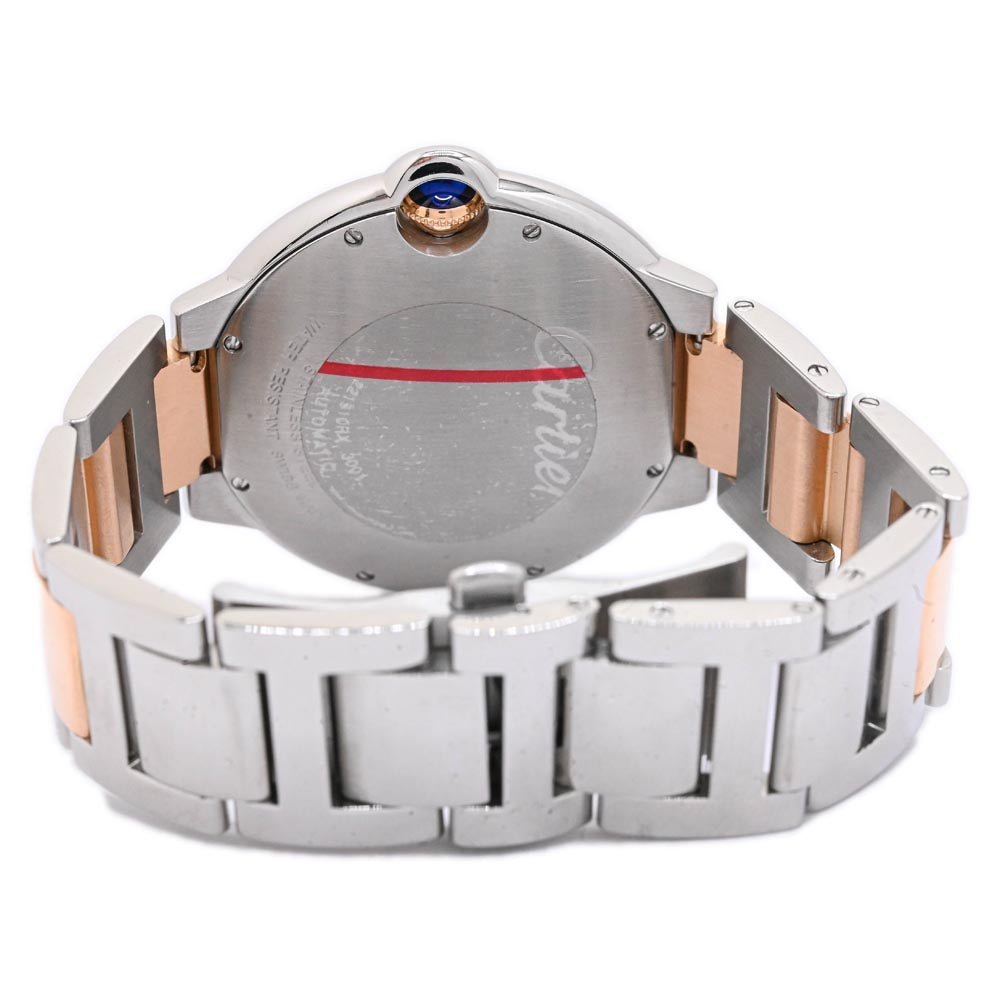 Cartier Ballon Bleu 42mm Stainless Steel Case, Chocolate Roman dial Watch Reference #: W6920032 - Happy Jewelers Fine Jewelry Lifetime Warranty