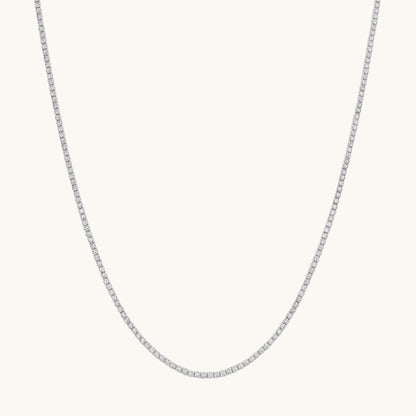 Day 7- 12 Days of Christmas! Classic Lab Diamond Tennis Necklace