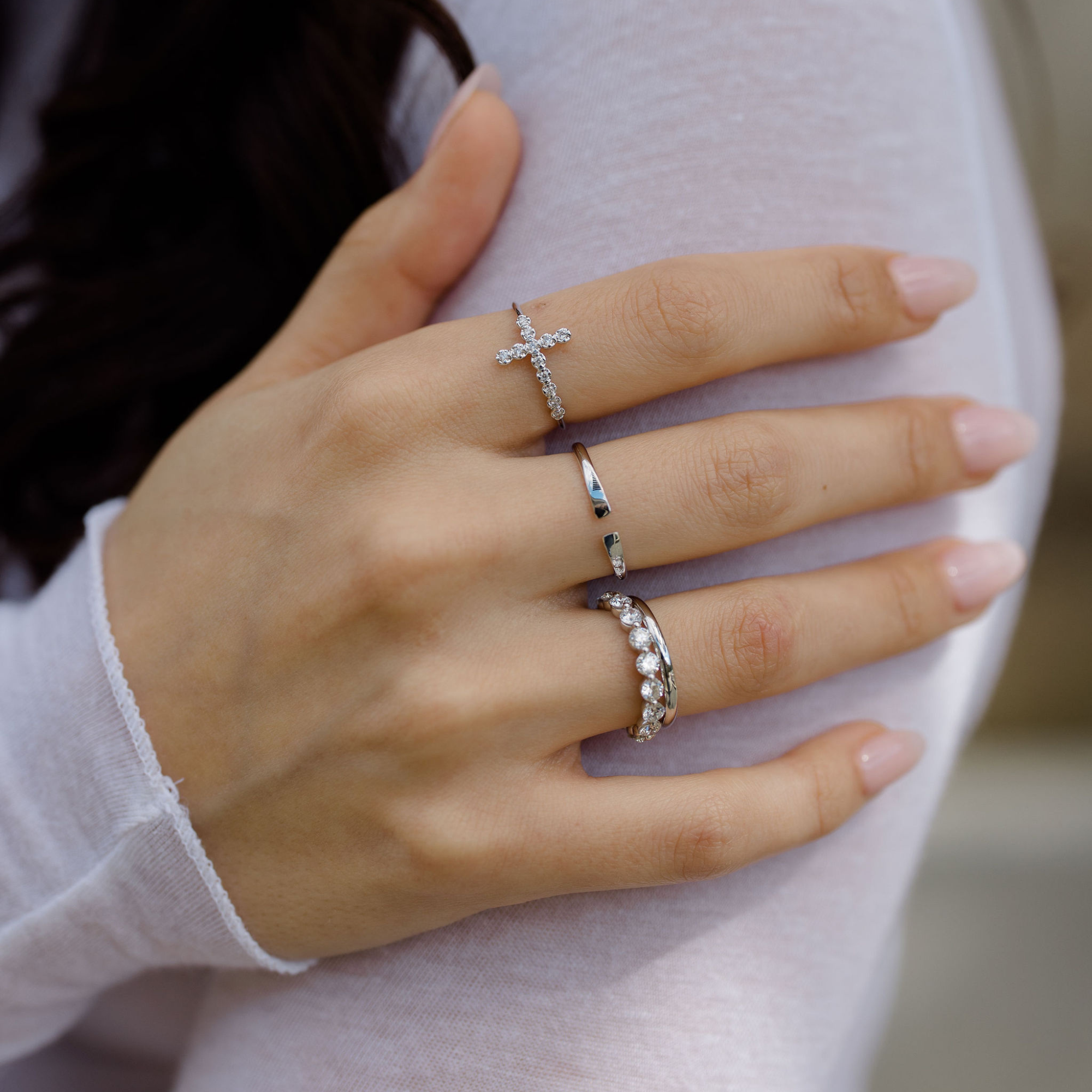 Solid Gold Cuff Ring - Happy Jewelers Fine Jewelry Lifetime Warranty