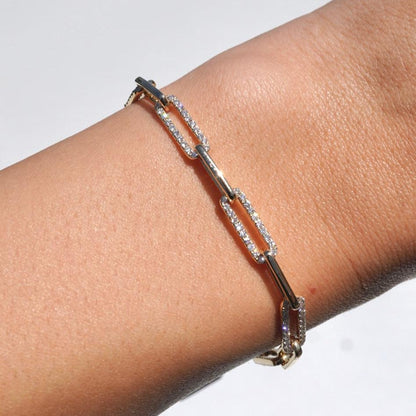 Diamond Linked Up Bracelet - Happy Jewelers Fine Jewelry Lifetime Warranty
