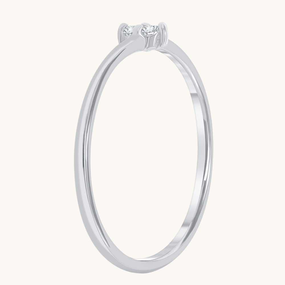 Luna Stackable Diamond Band - Happy Jewelers Fine Jewelry Lifetime Warranty