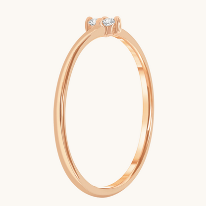 Luna Stackable Diamond Band - Happy Jewelers Fine Jewelry Lifetime Warranty