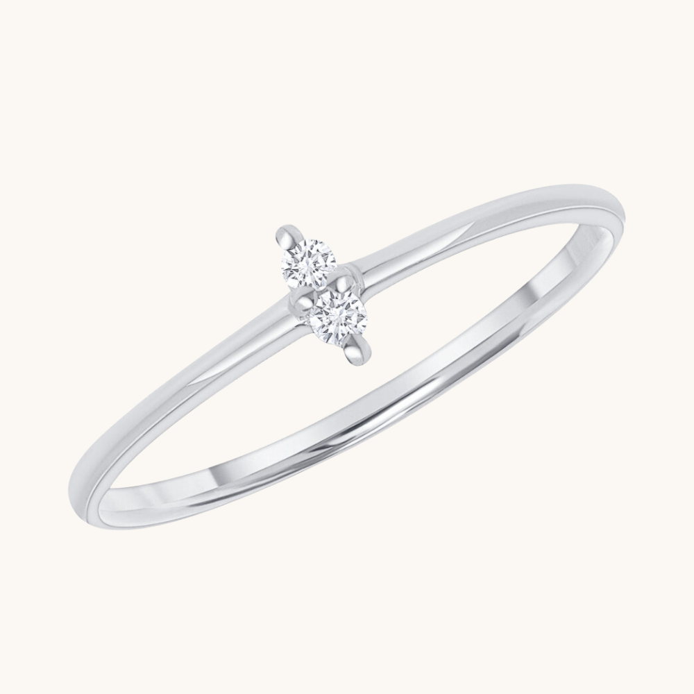 Luna Stackable Diamond Band - Happy Jewelers Fine Jewelry Lifetime Warranty