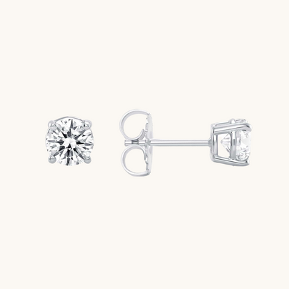 Lab Created Classic Diamond Stud Earrings - Happy Jewelers Fine Jewelry Lifetime Warranty