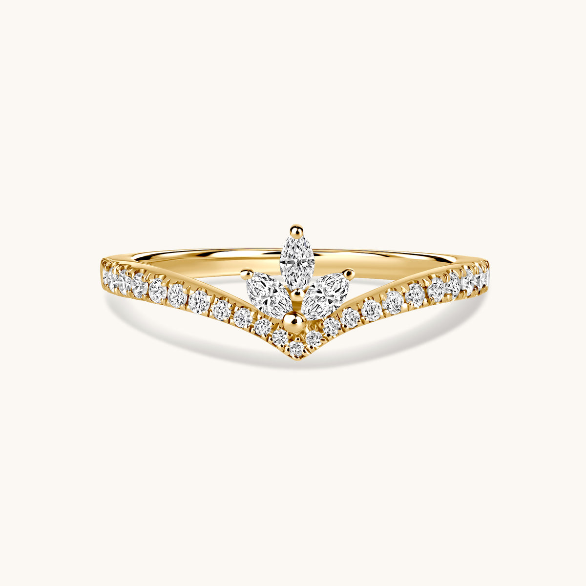 Marquise Trio Diamond Ring