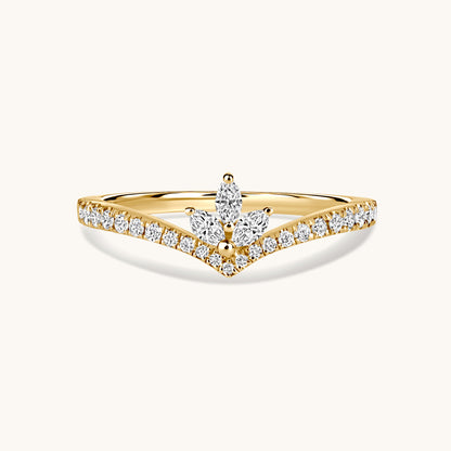 Marquise Trio Diamond Ring
