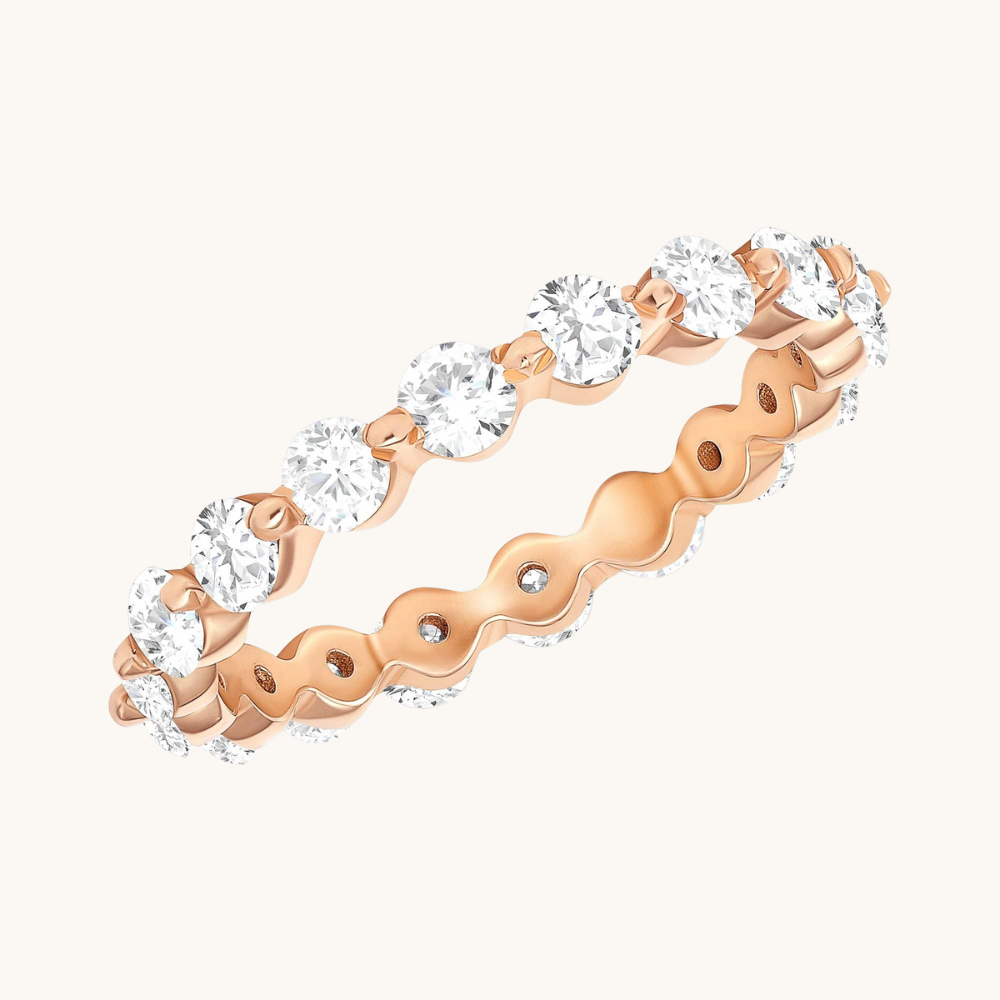 Medium Round Shared Prong Diamond Band