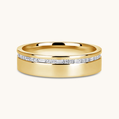 Men's Mixed Diamond Band