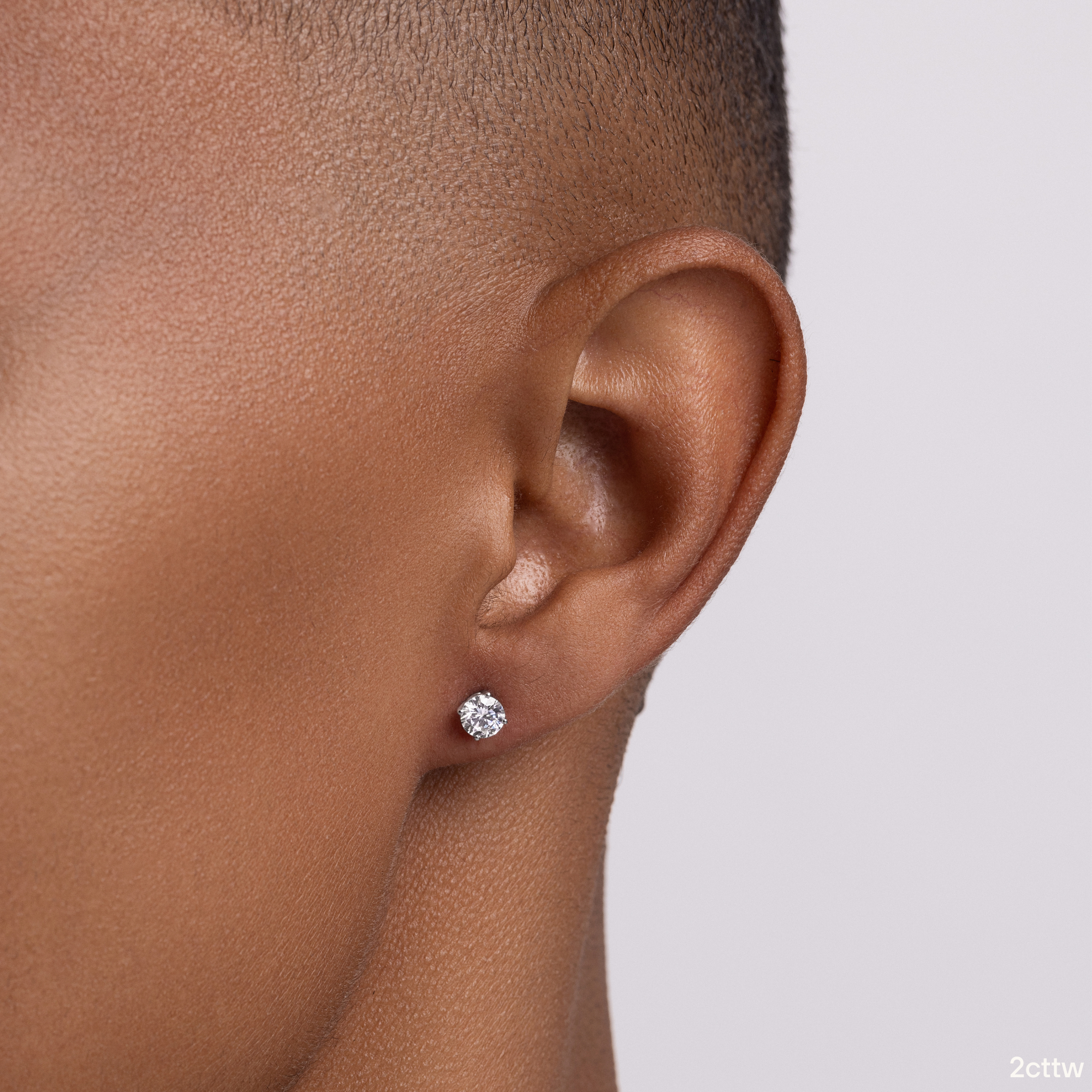 1.00 cttw (.50 carat per ear) 