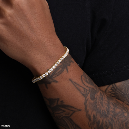 Men's Lab Grown Diamond Tennis Bracelet - Happy Jewelers Fine Jewelry Lifetime Warranty