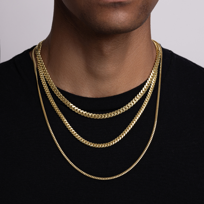 Miami Cuban Chain Necklace - Happy Jewelers Fine Jewelry Lifetime Warranty