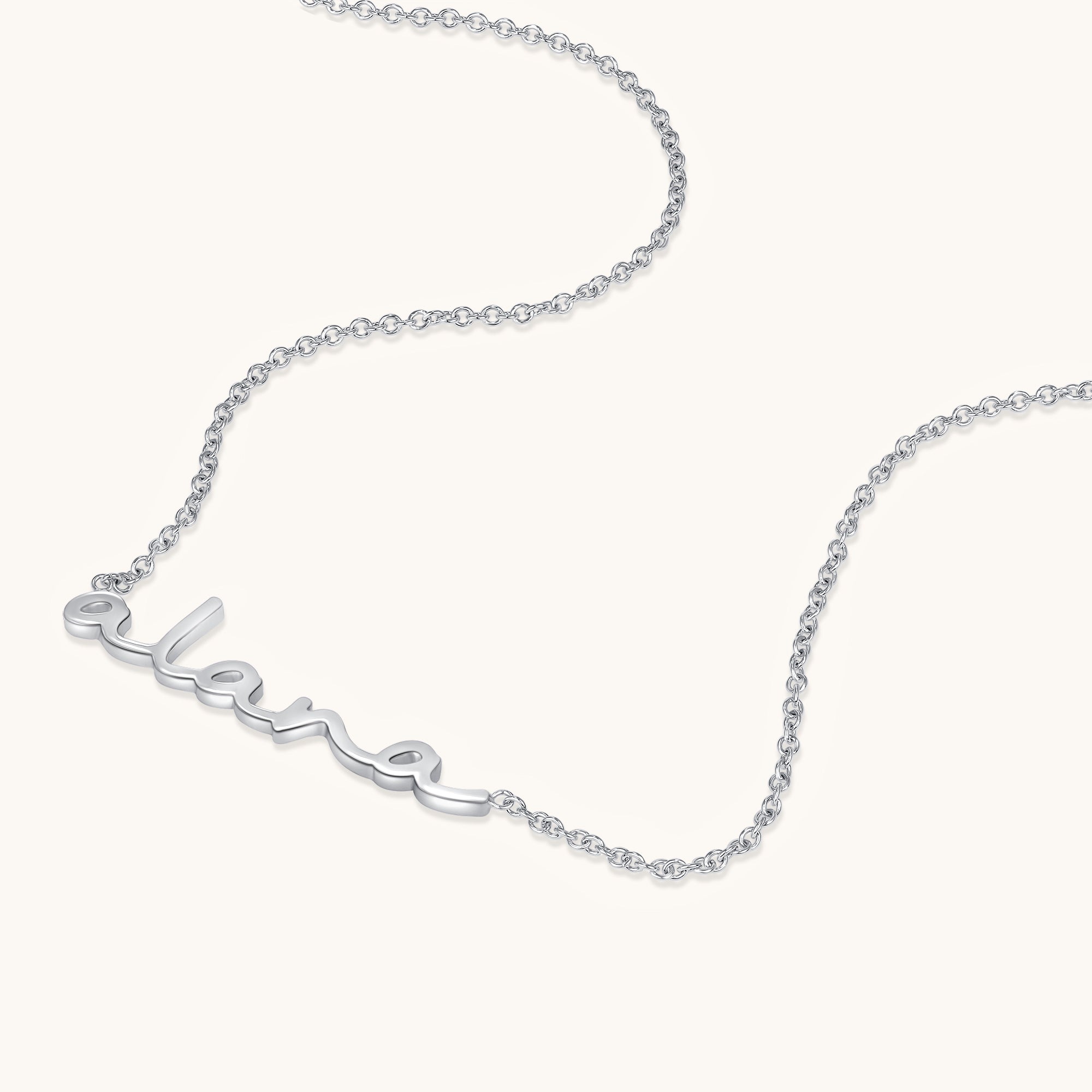 Mini Cursive Name Necklace