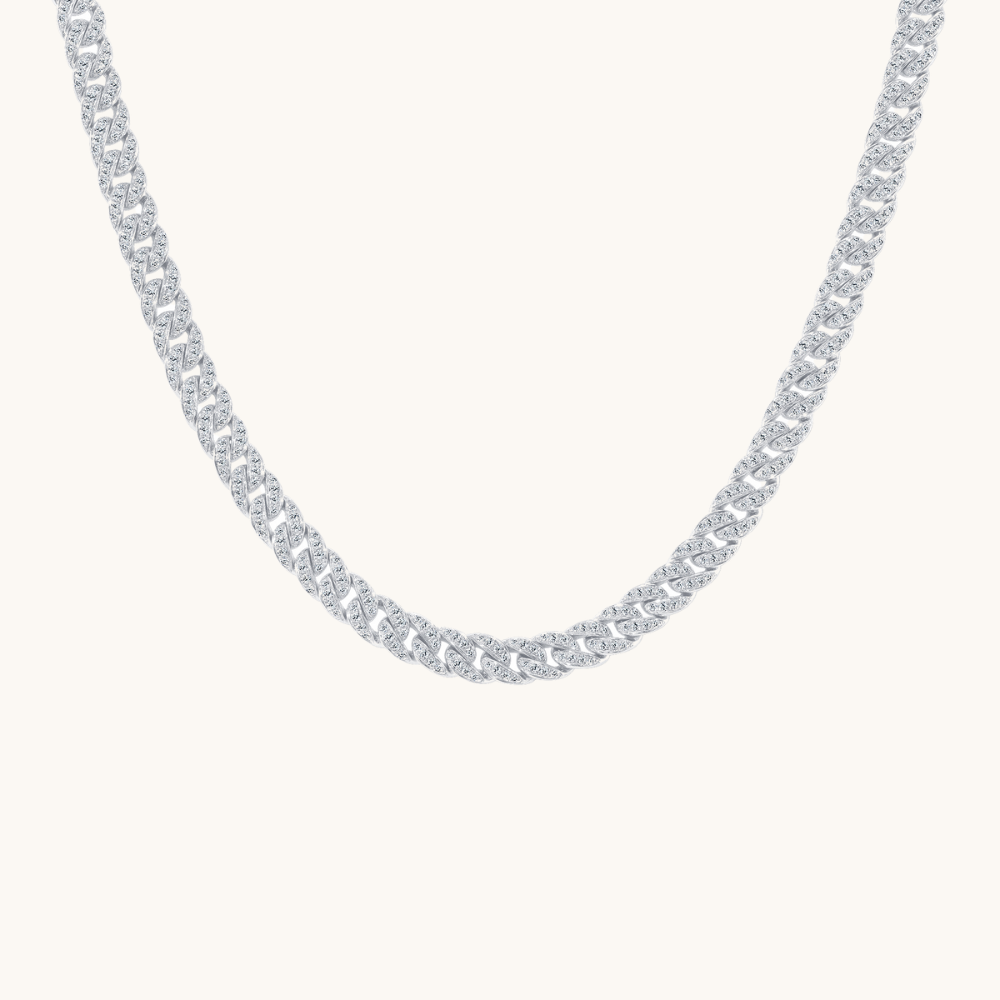 Mini Diamond Cuban Necklace