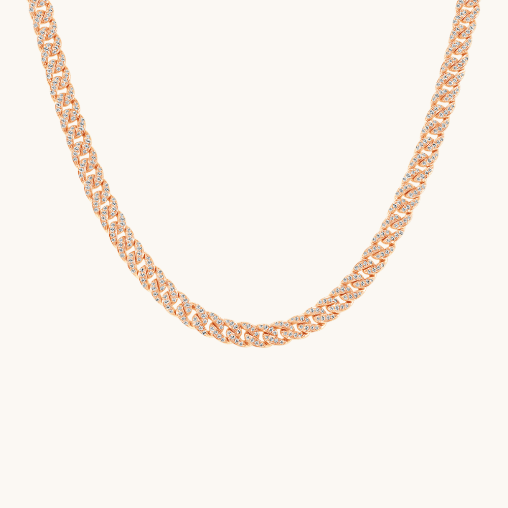 Mini Diamond Cuban Necklace