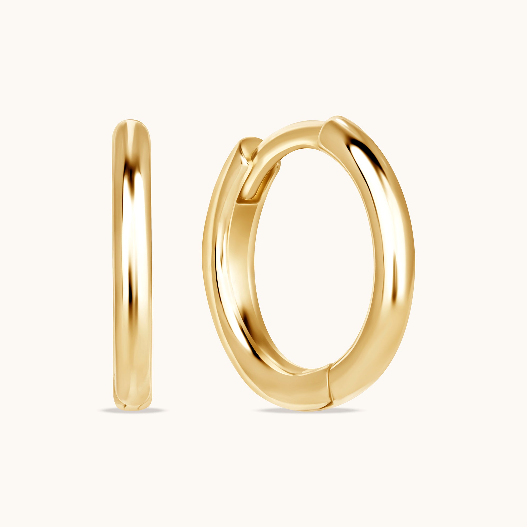 Mini Gold Hoops - Happy Jewelers Fine Jewelry Lifetime Warranty