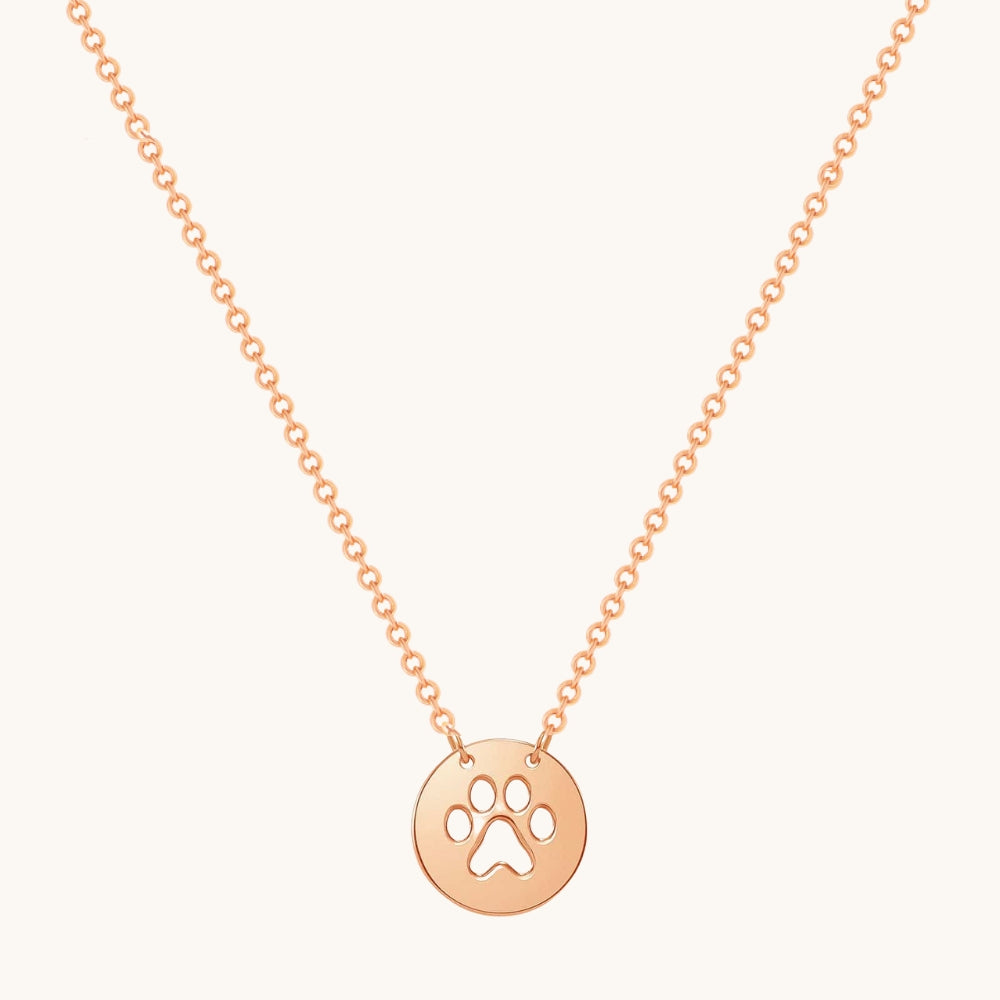 Mini Paw Necklace - Happy Jewelers Fine Jewelry Lifetime Warranty