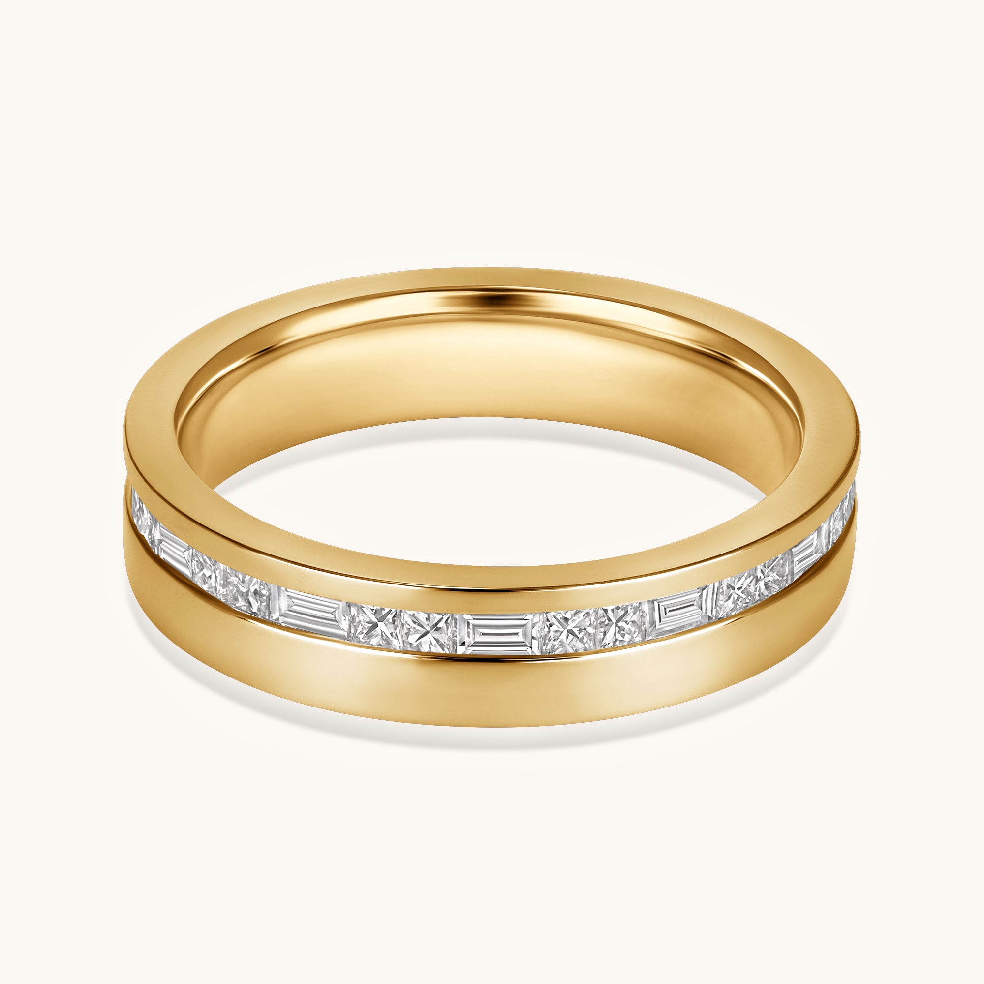 Mixed Diamond Band - Happy Jewelers Fine Jewelry Lifetime Warranty