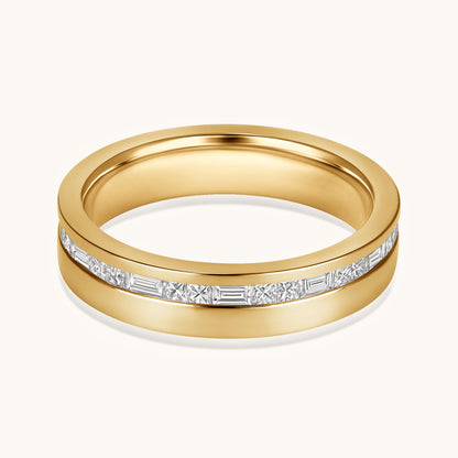 Mixed Diamond Band - Happy Jewelers Fine Jewelry Lifetime Warranty