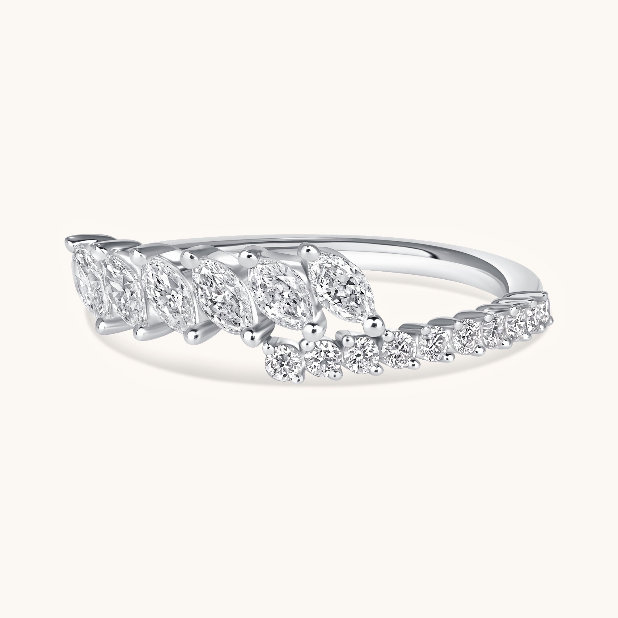 Multi-Diamond Wrap Ring