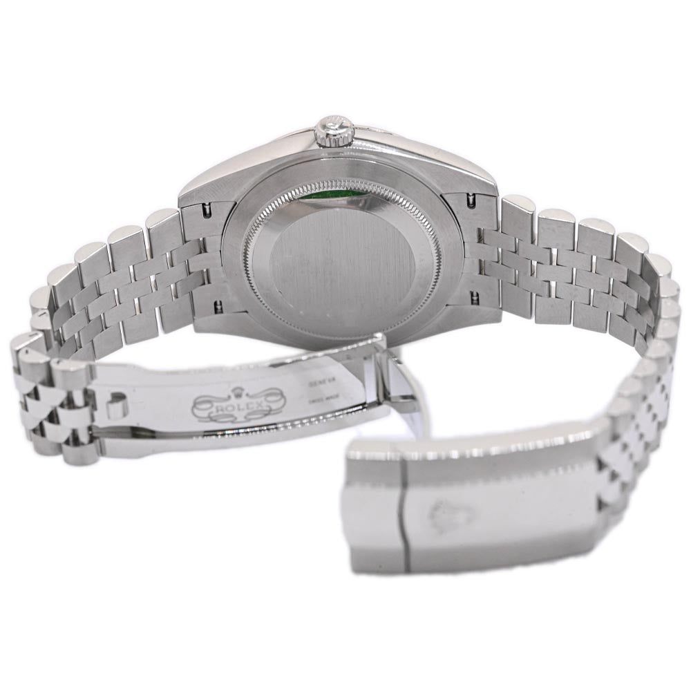 Rolex Mens Datejust Stainless Steel 41mm Silver Stick Dial Watch Reference #: 126334 - Happy Jewelers Fine Jewelry Lifetime Warranty