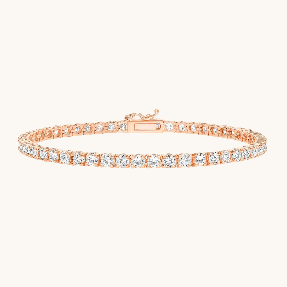 Natural Diamond Tennis Bracelet