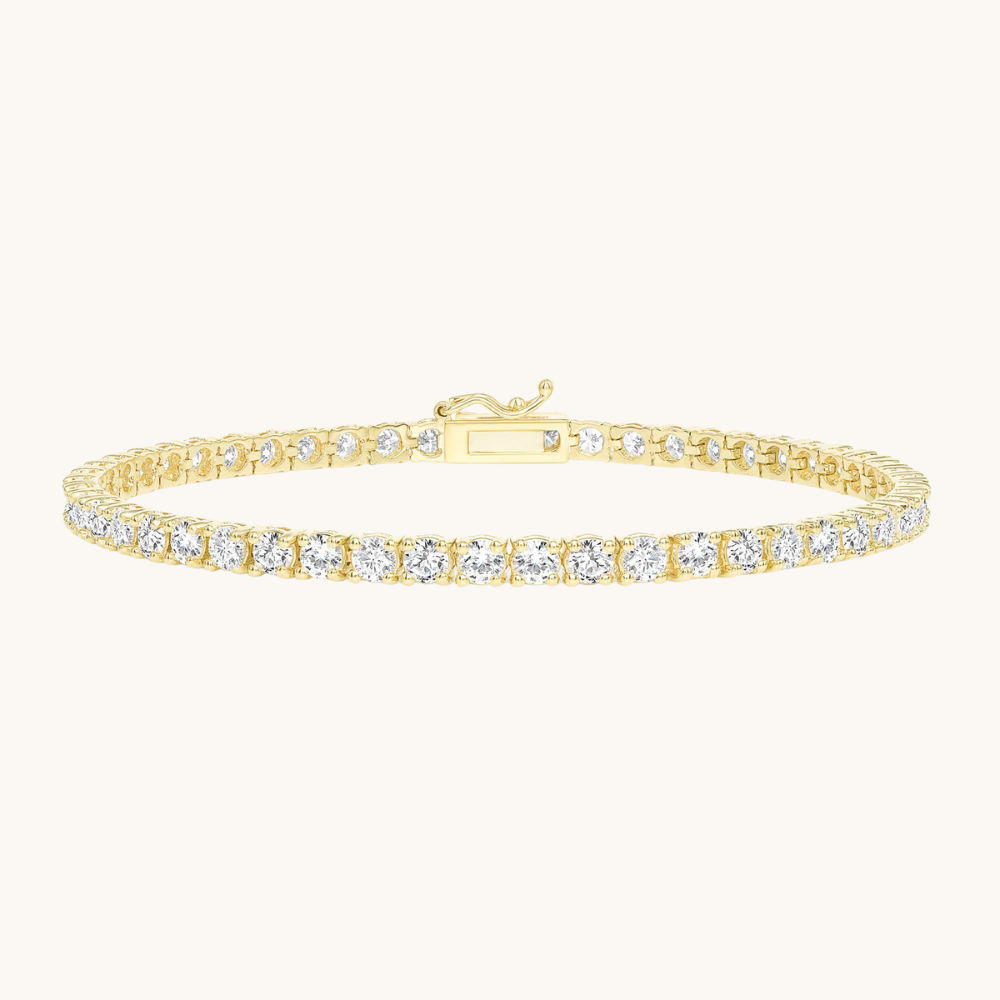 Natural Diamond Tennis Bracelet