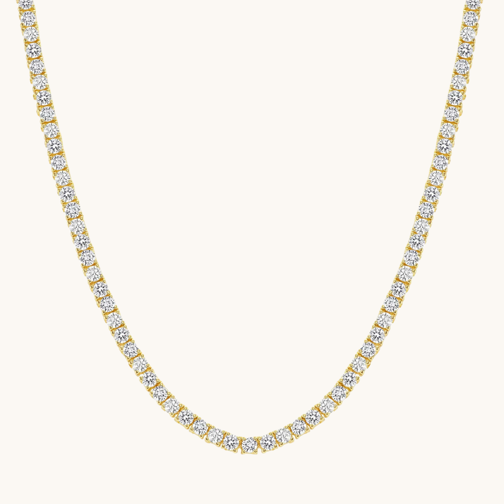 Natural Diamond Tennis Necklace - Happy Jewelers Fine Jewelry Lifetime Warranty