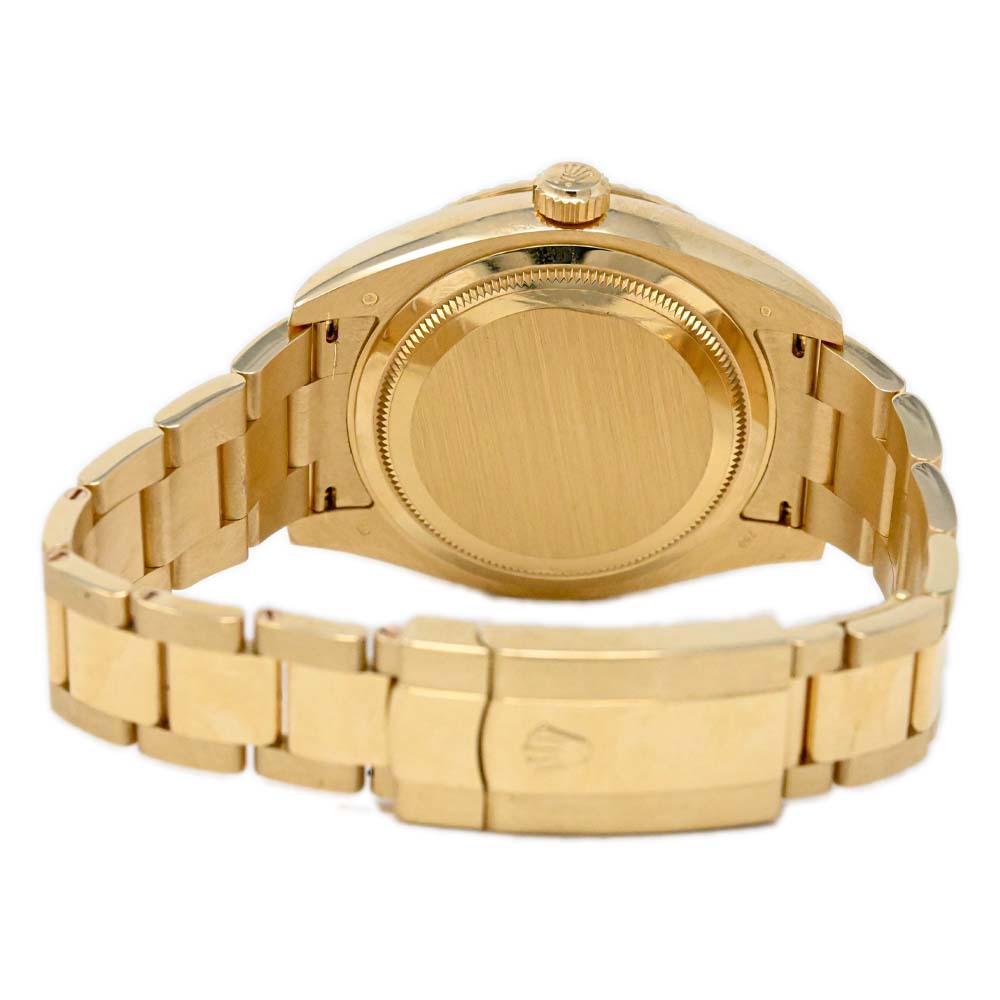 Rolex Sky Dweller Yellow Gold 42mm Champagne Arabic Dial Watch Reference #: 326938 - Happy Jewelers Fine Jewelry Lifetime Warranty