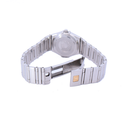 Omega Constellation Stainless Steel 25mm White MOP Dial Watch | Ref# 131.10.25.60.55.001 - Happy Jewelers Fine Jewelry Lifetime Warranty