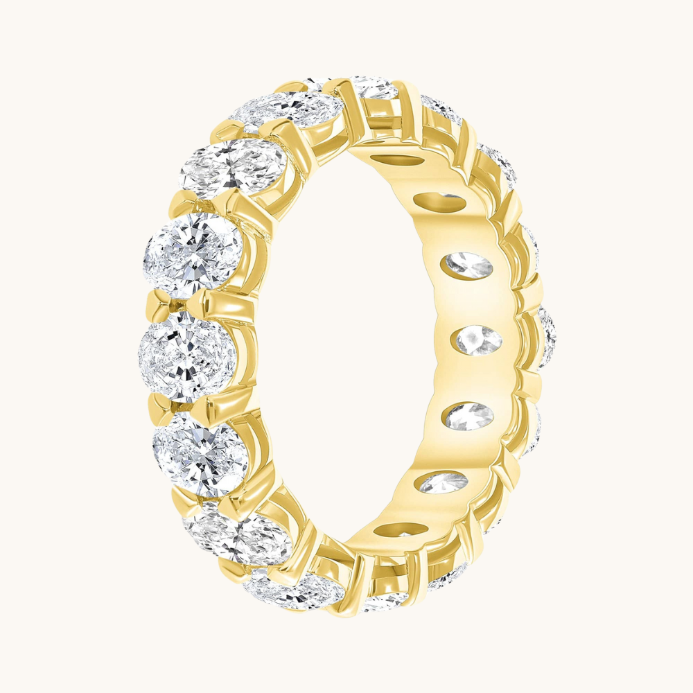 Oval Diamond Eternity Band