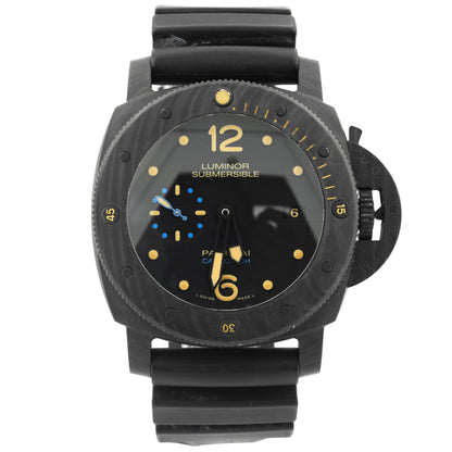 Panerai Carbotech 47mm Black Dial Watch Ref# PAM00616 - Happy Jewelers Fine Jewelry Lifetime Warranty