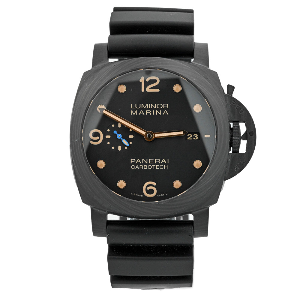 Panerai Luminor 44mm Black Dial Watch Ref# PAM00661 - Happy Jewelers Fine Jewelry Lifetime Warranty