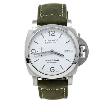 Panerai Luminor 44mm White Dial Watch Ref# PAM01314 - Happy Jewelers Fine Jewelry Lifetime Warranty