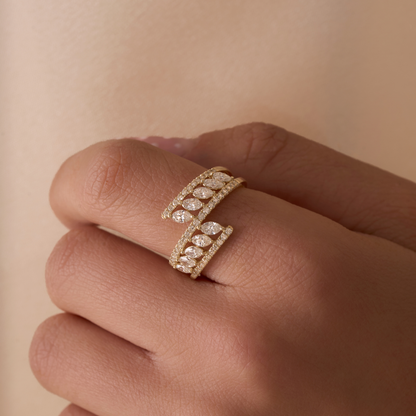 Diamond Wraparound Ring - Happy Jewelers Fine Jewelry Lifetime Warranty