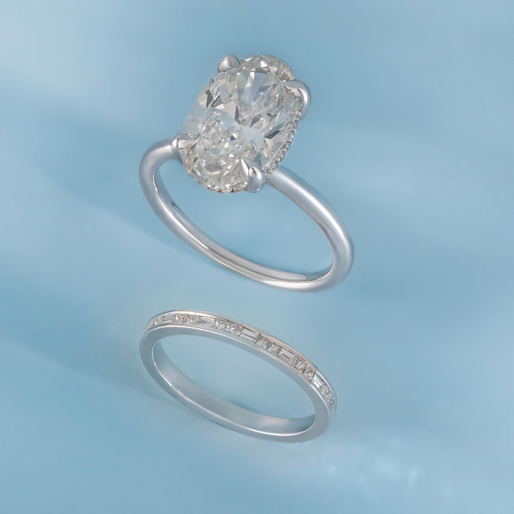 Channel Set Alternating Diamond Band - Happy Jewelers Fine Jewelry Lifetime Warranty