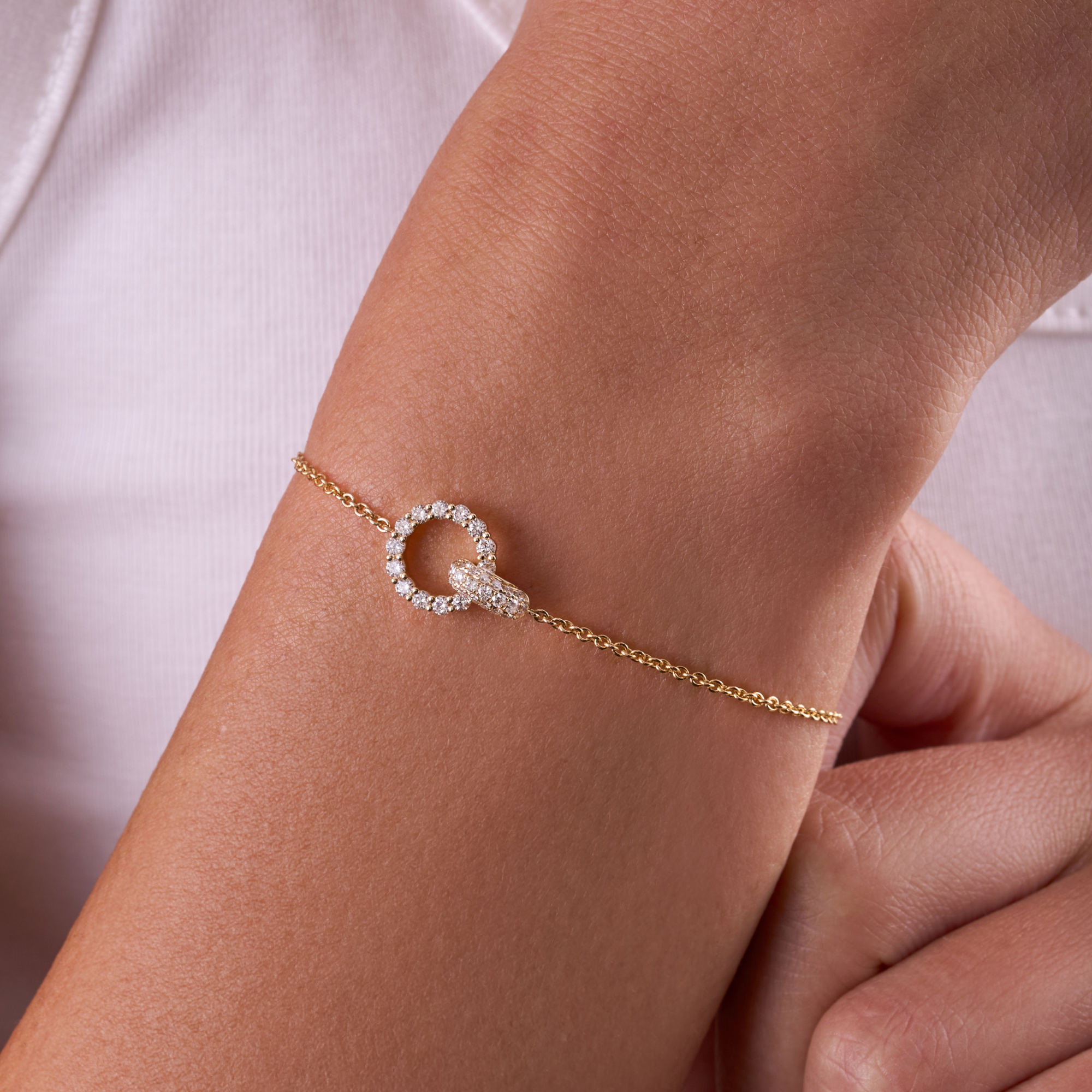 Forever Connected Diamond Bracelet - Happy Jewelers Fine Jewelry Lifetime Warranty